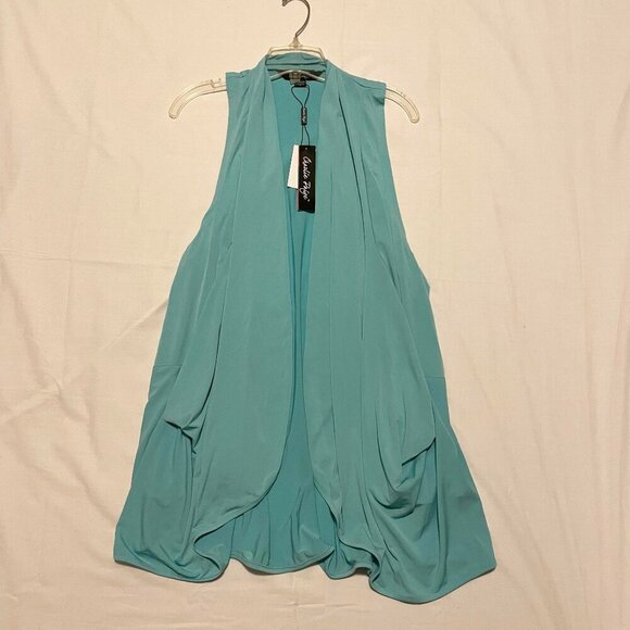 Charlie Page Sleeveless Lightweight Cardigan Vest Womens L/XL - Picture 1 of 11